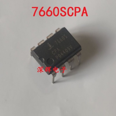 直插 ICL7660SCPA S 进口拆机电压转换器IC芯片 DIP-8 可直拍