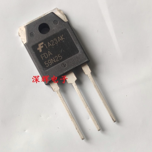 FDA59N25 59N25 进口MOS场效应管 TO-3P 三极管 可直拍