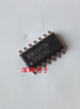 贴片 OPA4234UA OPA4234 进口正品运算放大器芯片 SOP-14封装