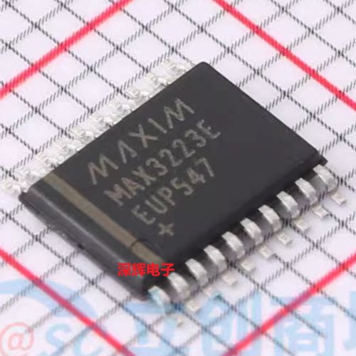 MAX3223EEUP ECUP E 进口RS232收发器IC芯片 TSSOP-20 可直拍