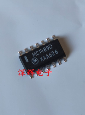 贴片 MC1489DR2G D AD ADR2G 线路接收器IC芯片 SOP-14 可直拍