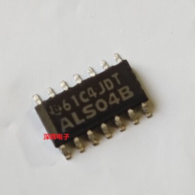 SN74ALS04BDR 丝印ALS04B 进口反相器IC芯片 贴片SOP-14 可直拍