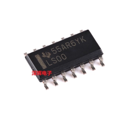 贴片 SN74LS00D DR LS00 全新进口与非门IC芯片 SOP-14 可直拍
