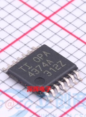 OPA4374AIPWR AIPW A 全新运算放大器IC芯片 TSSOP-14 可直拍