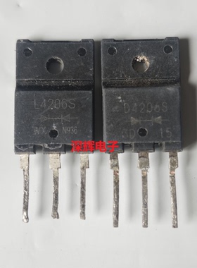 D4206S L4206S 20A600V 快恢复整流二极管 TO-3PF 进口拆机
