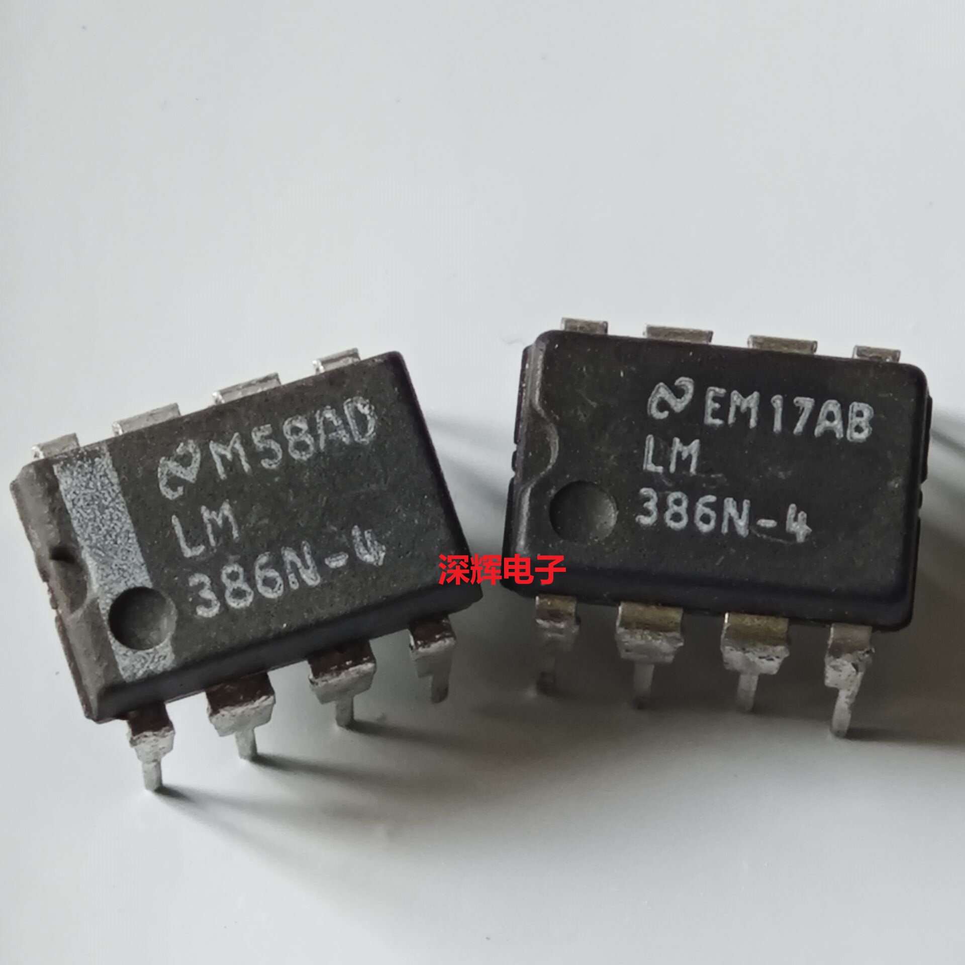直插 LM386N-4 3 1进口拆机音频功率放大器IC芯片 DIP-8 可直拍