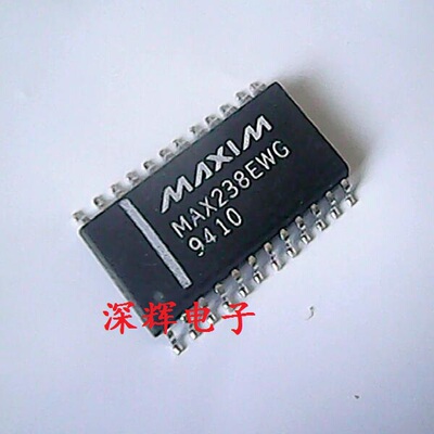 贴片 MAX238CWG MAX238EWG RS-232收发器芯片 SOP-24 可直拍