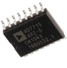 贴片 AD7715AR-5 AD7715ARZ-5 16位模数转换器 SOP-16 原装拆机