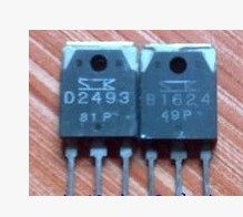 2SB1624 2SD2493 B1624 D2493 原装拆机三极管 TO-3P 对3元