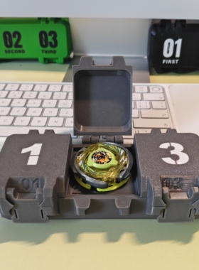 陀螺收纳盒定制3D打印战斗陀螺盒适用Beybladex战斗陀螺收纳盒
