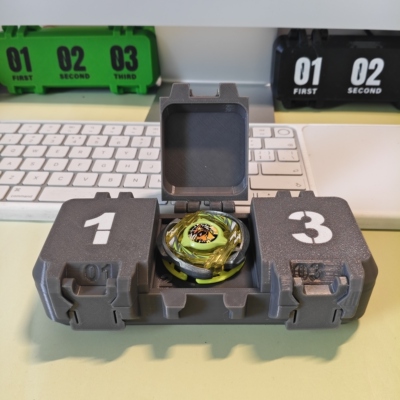 陀螺收纳盒定制3D打印战斗陀螺盒适用Beybladex战斗陀螺收纳盒
