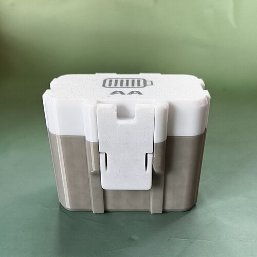 8节5号电池收纳盒AA电池收纳盒3D打印电池储存盒家用电池盒保护盒