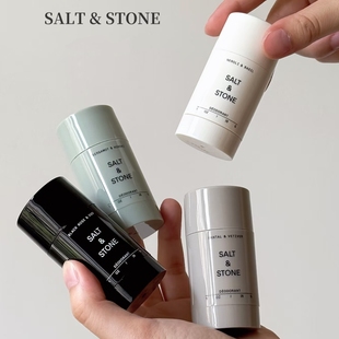 STONE天然止汗露香体膏改善体味清爽香气耐久75g 美国SALT 现货