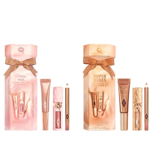 新款 美代Charlotte Tilbury唇釉2ml+唇线笔0.8g+高光5ml套装