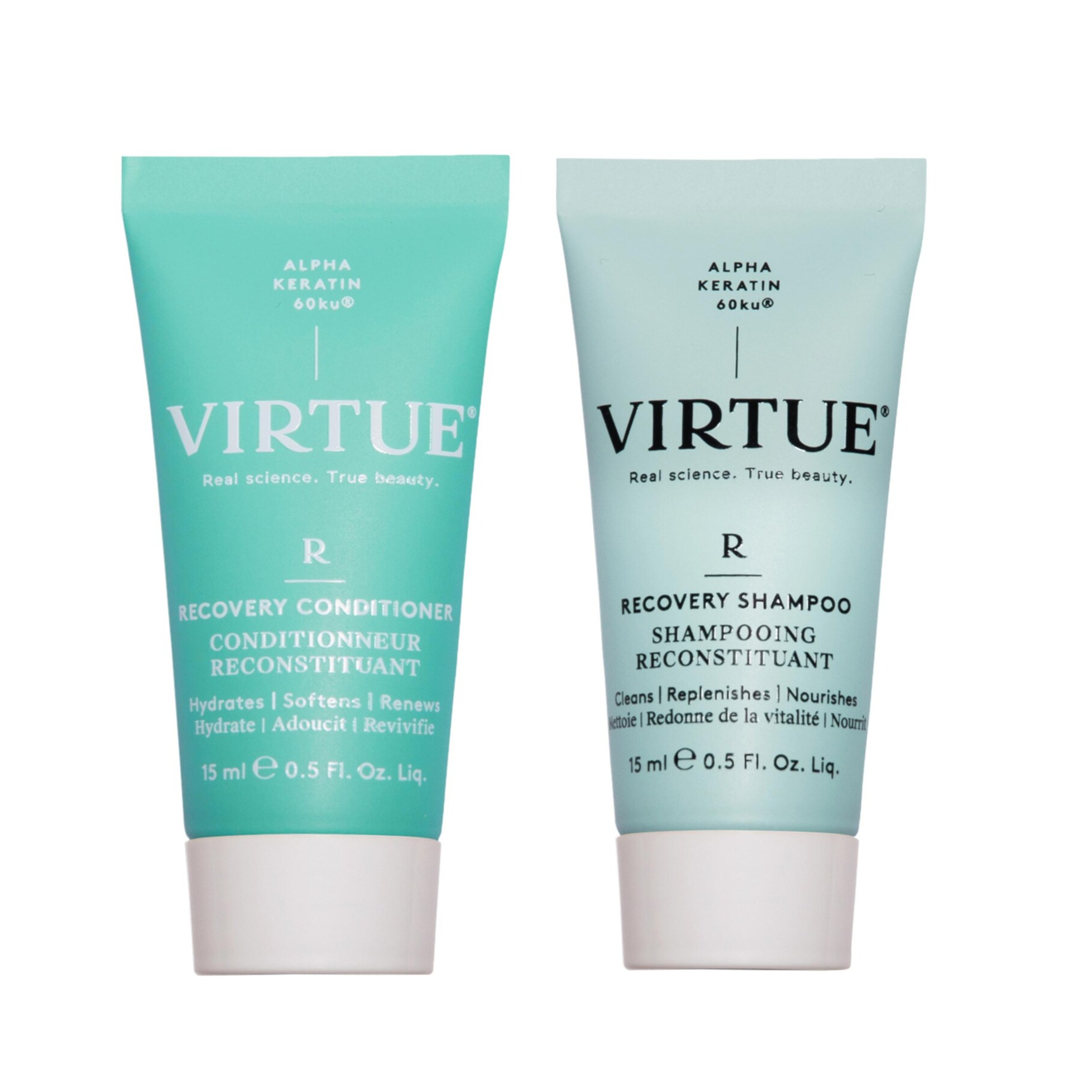 美代 Virtue Recovery臻养奢护角蛋白受损修复洗发水护发素15ml