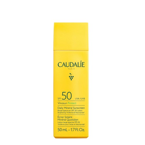 在途CAUDALIE 欧缇丽新品矿物物理防晒霜SPF50徐板妮推荐50ml