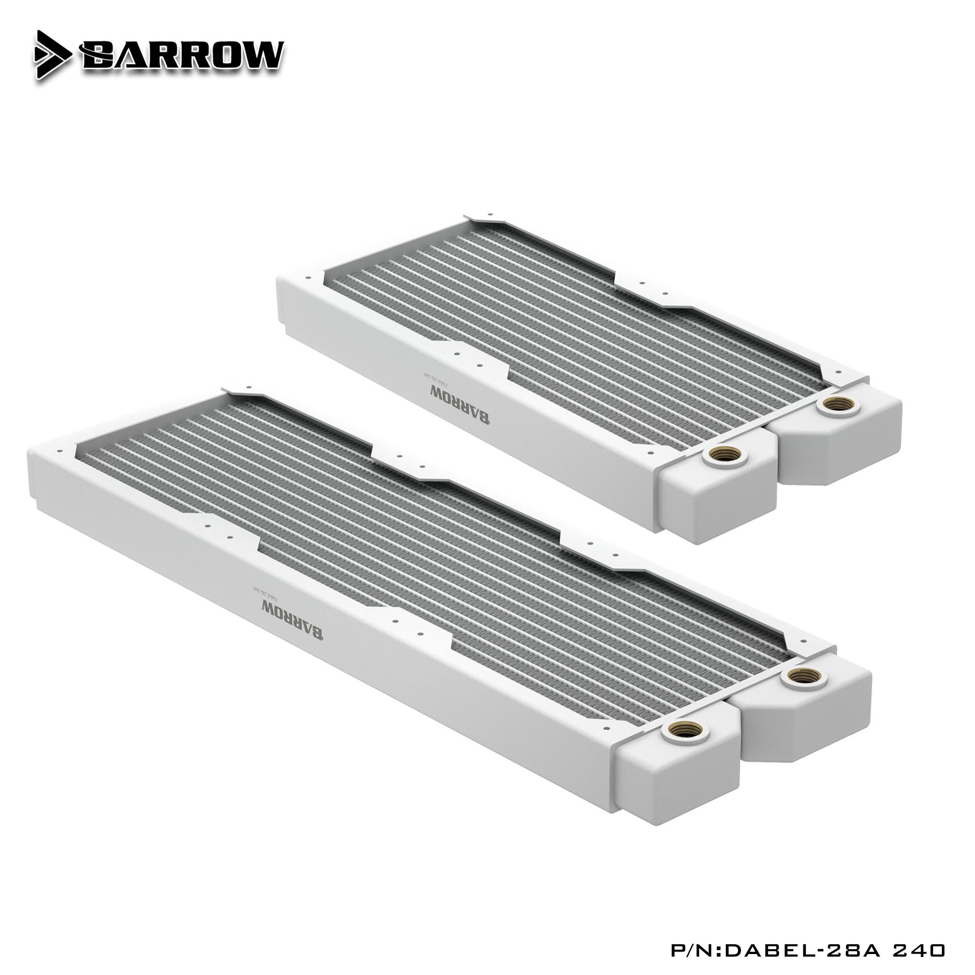 barrow高密度单波紫铜28MM水冷排