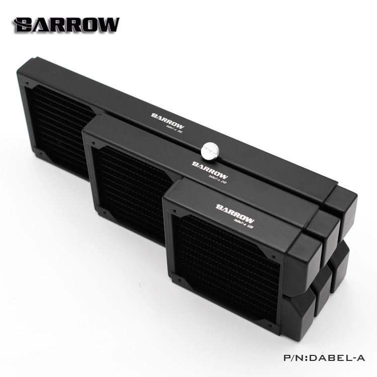Barrow Dabel-a 120/240/360/高密度单波紫铜水冷排 散热器34MM