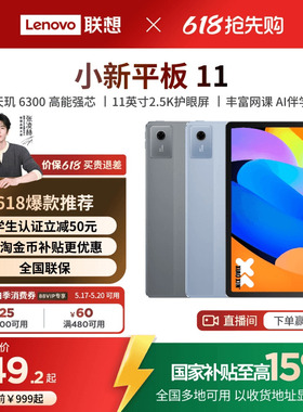 【性价比平板】联想平板小新平板11 11英寸护眼屏 联想小新pad学习平板电脑 政府补贴平板电脑 联想小新平板