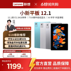 【护眼超清大屏】联想小新平板12.1 联想12.1英寸2.5K护眼超清大屏平板电脑 娱乐学习网课AI平板联想学生平板