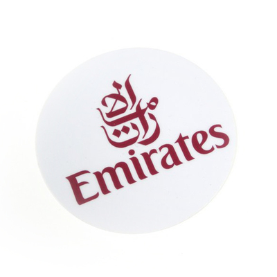 我爱飞行|阿联酋EK航空登机旅行机组拉杆箱圆贴Emirates Airlines