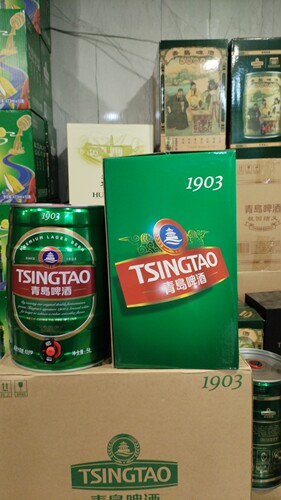 青岛啤酒复古大桶5升1厂黄啤精酿