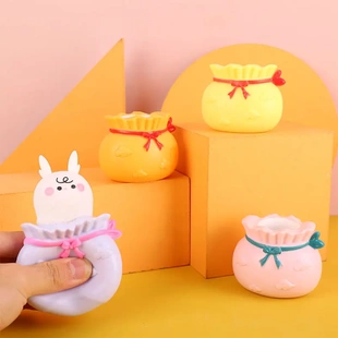 创意福袋挤压杯小熊兔子解压捏捏乐可爱动物发泄减压玩具TPRL059