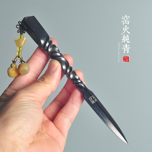 手工锻打普洱茶刀黑茶饼撬茶工具