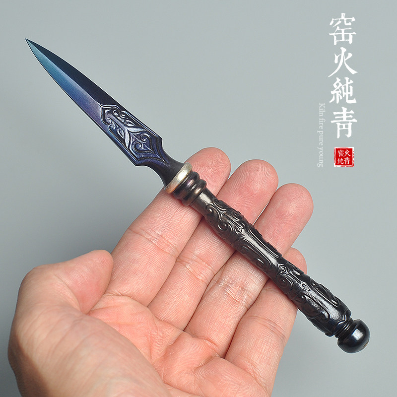 剑村胡小军手工茶刀茶剑撬茶饼工具茶道零配普洱茶针锥非大马士革