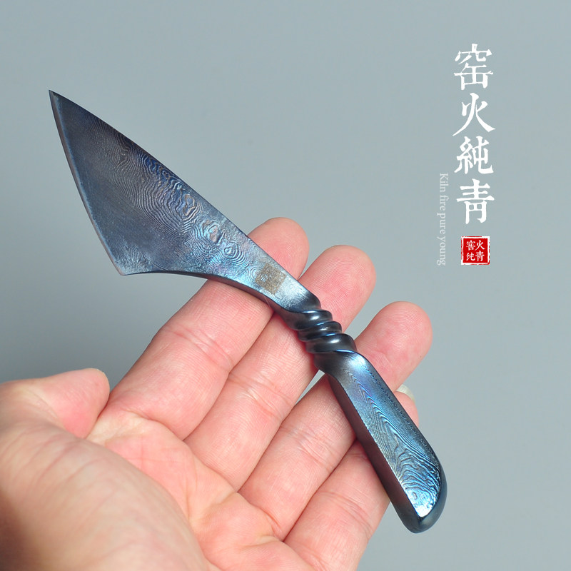 江龙手工香刀刮香分工具撬茶刀