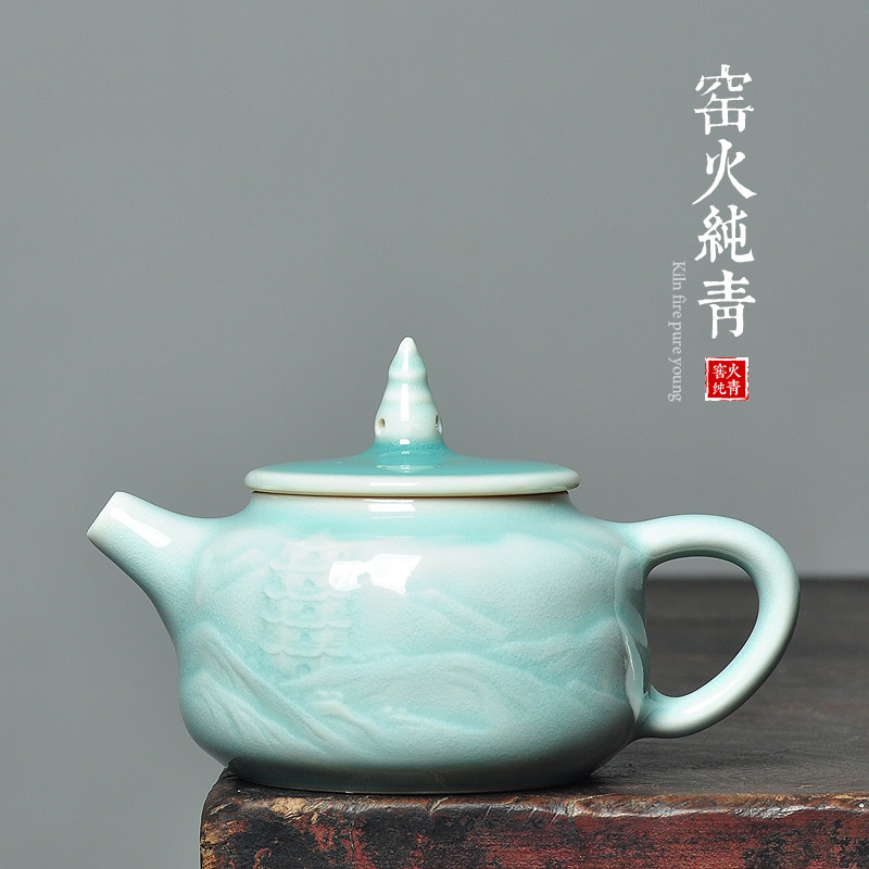 三潭印月断桥残雪功夫茶具泡茶壶