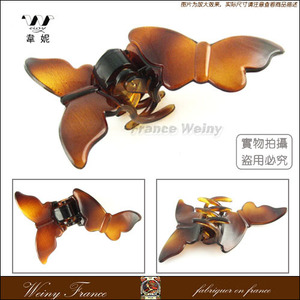 商城新品 法国韦妮WEINY发饰 蝶舞翩翩小发抓/抓夹D2014 3色选