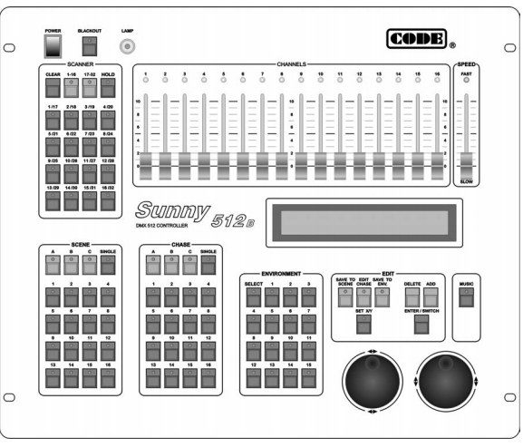 顾德CODE Sunny512B灯控台使用手册