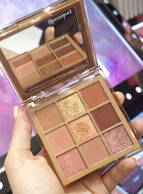 现货清仓 HUDA BEAUTY 9色mini眼影盘nude light/medium/rich