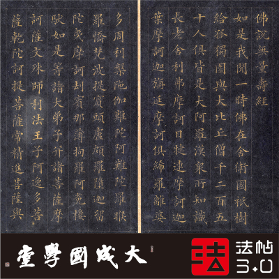 林则徐无量寿经墨宝册页真正楷书