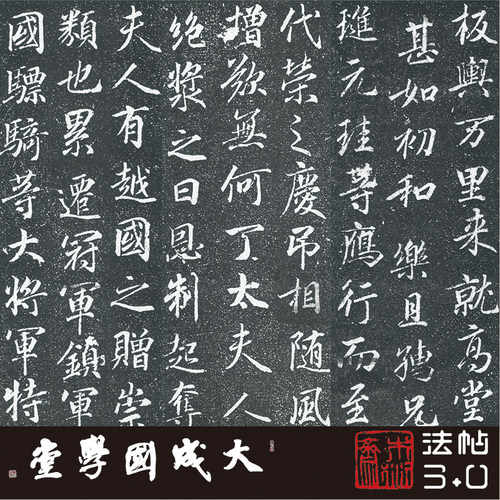 唐张少悌高力士墓志铭初拓 真正1:1真正超清复制行楷书字帖书法绢