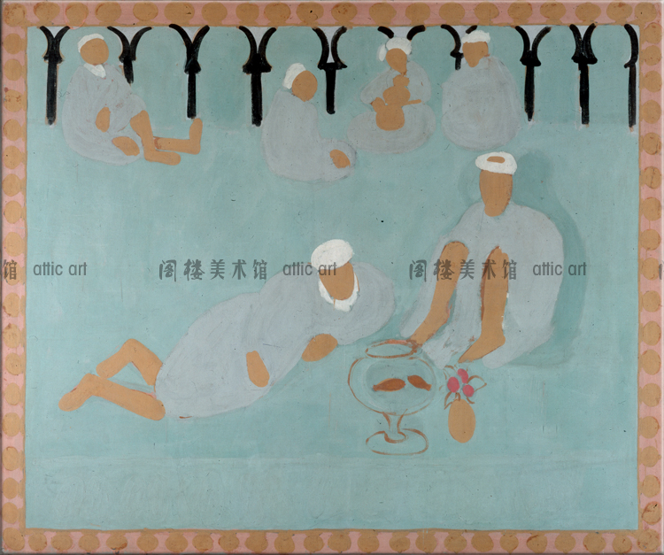 马蒂斯咖啡馆书房卧室酒吧无框画