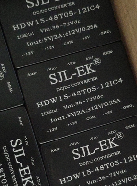 HDW15-48T05-12IC4 HDW15-24T05-12IC4 HDW15-12T05-12IC4 ASNJ