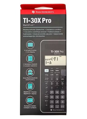 德州仪器TI-30X PRO高中大学生考研函数科学计算器数学统计工程