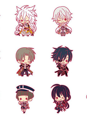 日单正版散货 刀剑乱舞oneline 半透明橡胶挂件 第一弹改