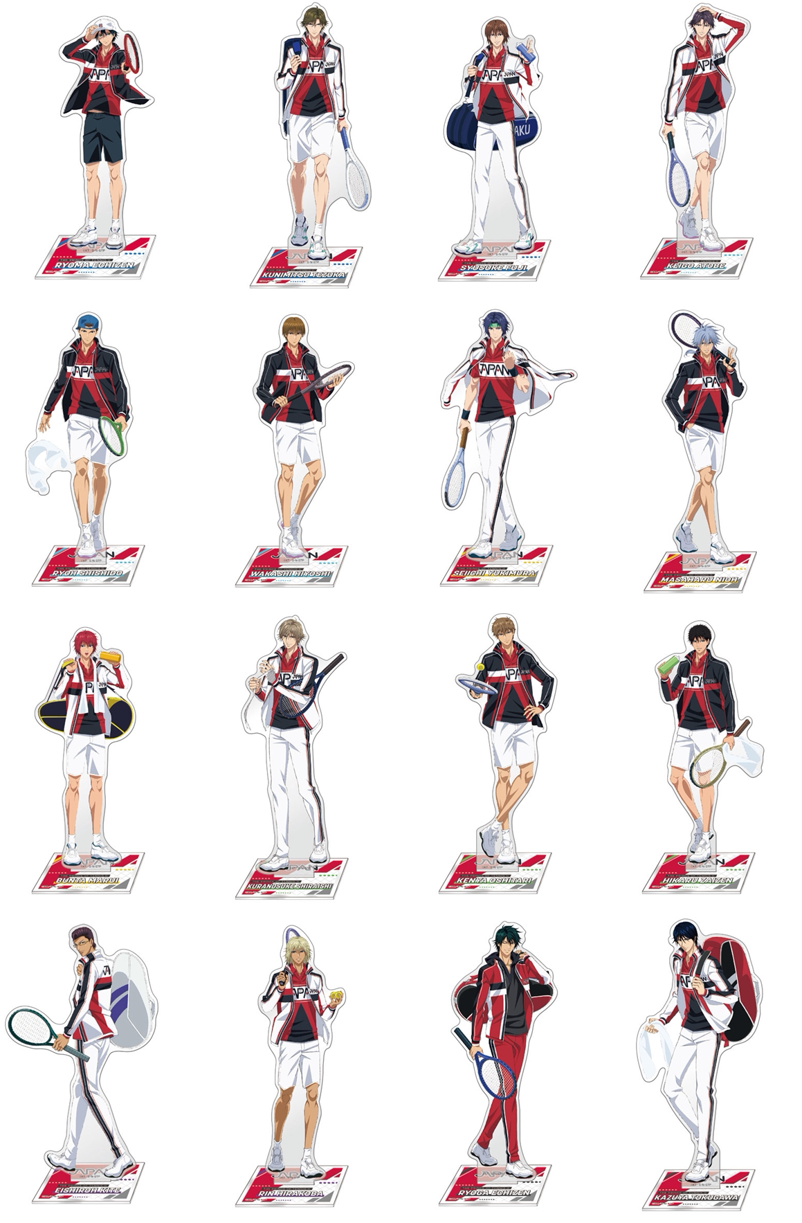 日单正版散货 新网球王子 under17 亚克力立牌 手冢 迹部