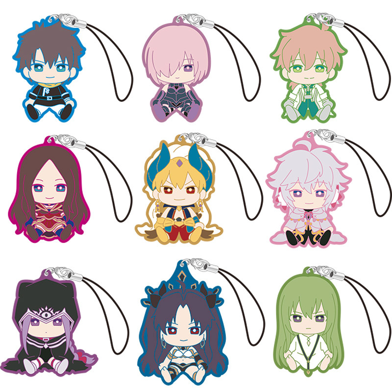 日单散货 FGO fate坐姿橡胶挂件 魔兽战线巴比伦 周边sega cafe