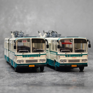 114路 111路BD562型无轨电车合金巴士客车 北京公交模型