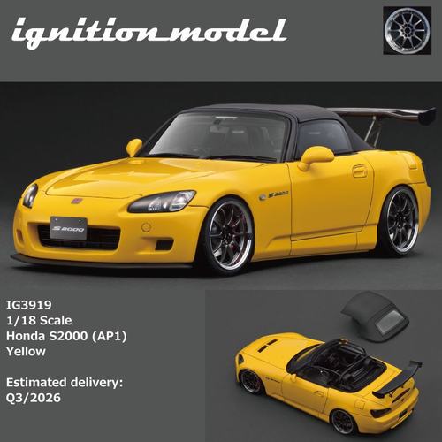 预售IG 1:18 本田S2000 AP1 头文字D 树脂汽车模型