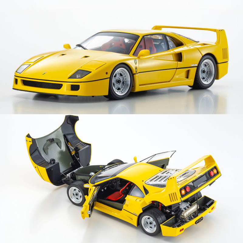 预定京商KYOSHO 1 18 法拉利F40 Ferrari 合金全开仿真汽车模型