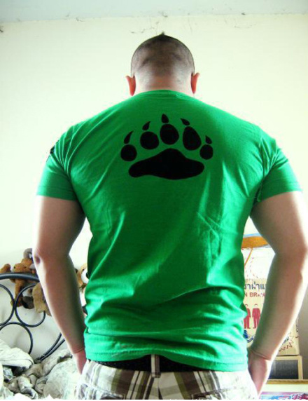 撕裂bear救生锤春夏圆领短袖T恤