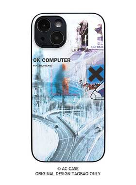 Radiohead电台司令OK Computer音乐专辑摇滚乐队手机壳苹果14pro华为nova12荣耀80小米15u红米vivopporeno13