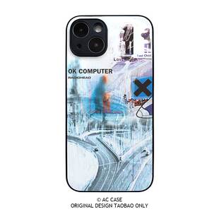 Radiohead电台司令OK Computer音乐专辑摇滚乐队手机壳苹果14pro华为nova12荣耀80小米15u红米vivopporeno13