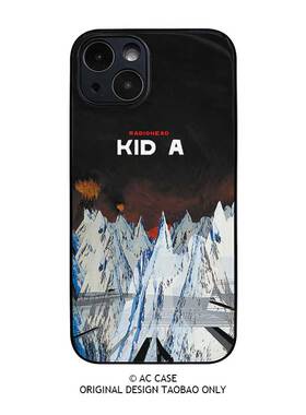 KID A电台司令Radiohead摇滚乐队rock手机壳苹果16pro max华为nova13荣耀小米15ultra红米note一加iqoo12三星
