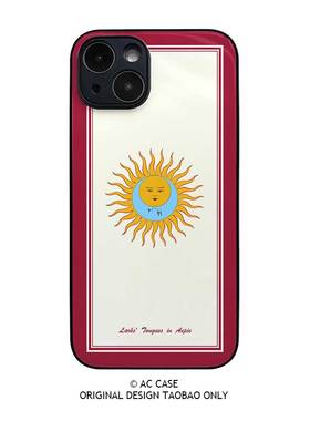 肉冻云雀舌King Crimson英国前卫摇滚乐队绯红之王手机壳苹果13pro华为p60nova14u荣耀小米15红米一加iqoo12